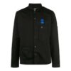 Off-White Men’ s Blue Logo Shirt Jacket Black