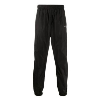 Off-White Men’ s Bookish Black Sports Pants/Trousers/Joggers