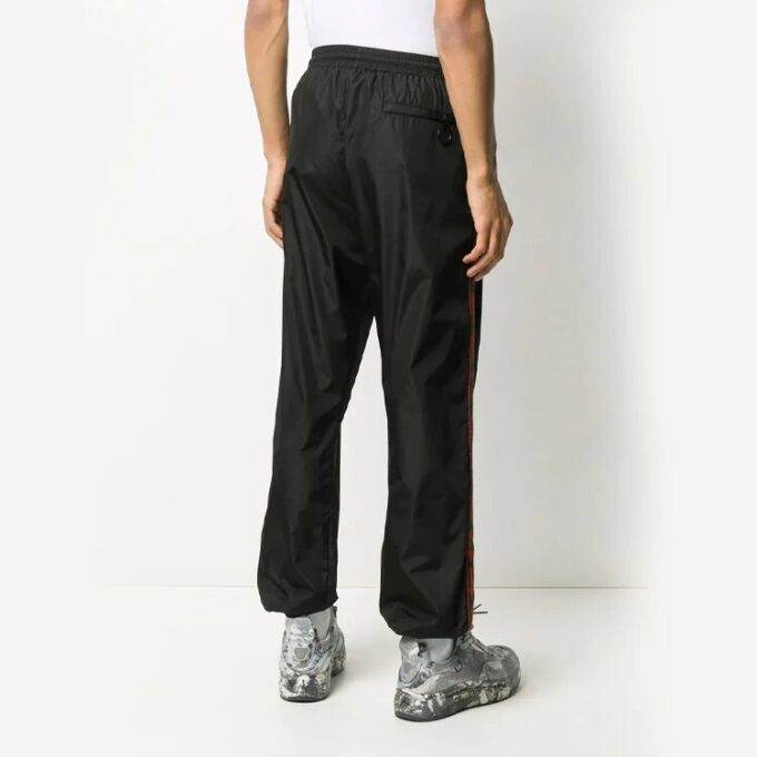 Off-White Men’ s Bookish Black Sports Pants/Trousers/Joggers