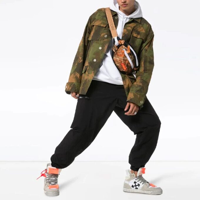 Off-White Men’ s c/ Camouflage Jacket Green
