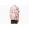 Off-White Men’ s C/O VIRGIL ABLOH Flowers Short Sleeve Red Shirt