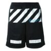 Off-White Men’ s C/O VIRGIL ABLOH Mesh Shorts Basic Black