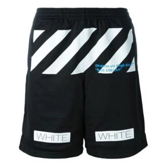Off-White Men’ s C/O VIRGIL ABLOH Mesh Shorts Basic Black