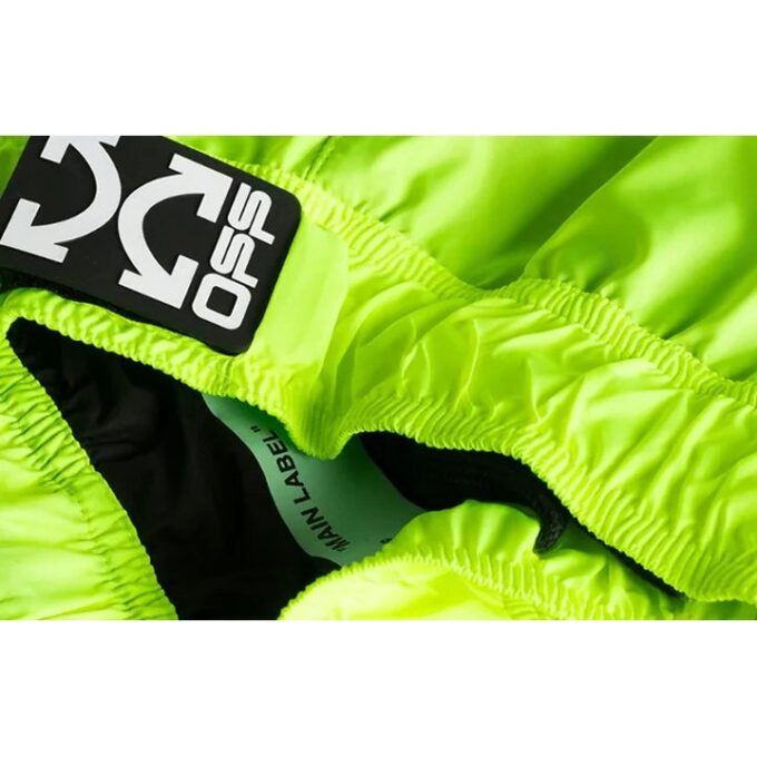 Off-White Men’ s C/O VIRGIL ABLOH Waist Logo Sports Shorts Fluorescence Yellow
