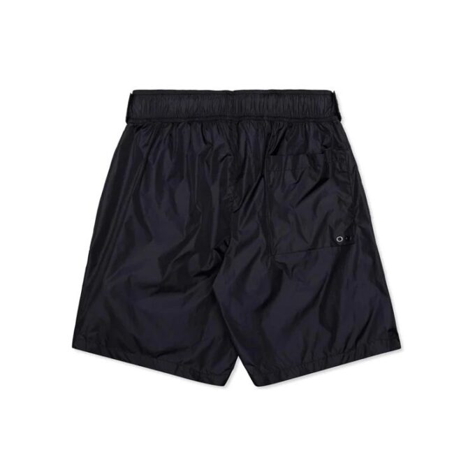 Off-White Men’ s C/O VIRGIL ABLOH Waist Logo Sports Shorts Navy Blue