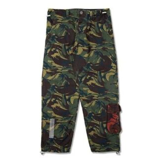 Off-White Men’ s Camouflage 9 Cargo Black Pants