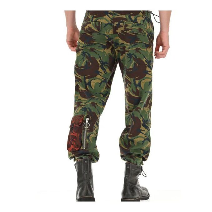 Off-White Men’ s Camouflage 9 Cargo Black Pants