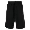 Off-White Men’ s Caravaggio Logo Printing Solid Color Sports Shorts Black