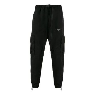 Off-White Men’ s Cargo Black Long Pants/Trousers