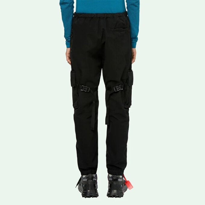 Off-White Men’ s Cargo Black Long Pants/Trousers
