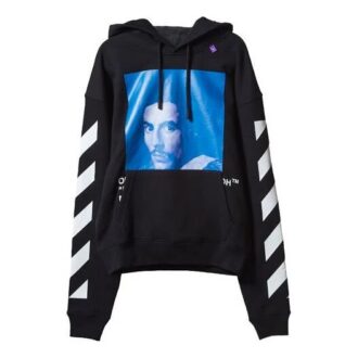 Off-White Men’ s Character Printing Long Sleeves Black