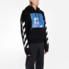 Off-White Men’ s Character Printing Long Sleeves Black