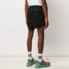 Off-White Men’ s CO VIRGIL ABLOH Rubber Strap Mesh Casual Shorts Black