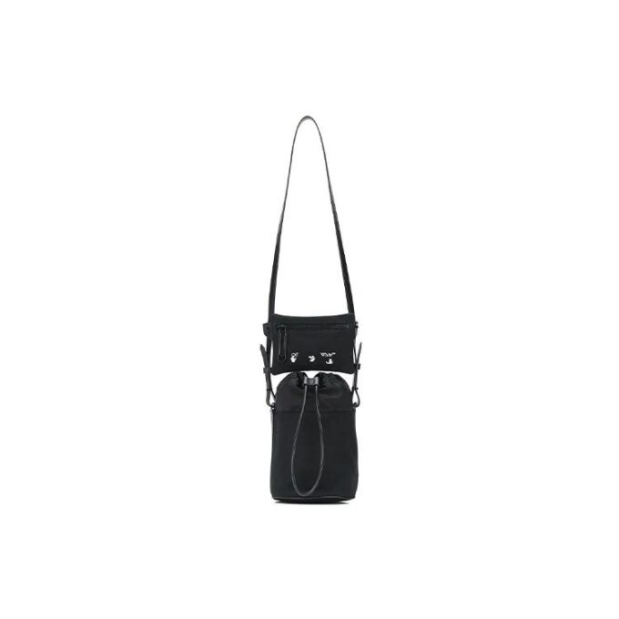 Off-White Men’ s Cotton Black Shoulder Bag