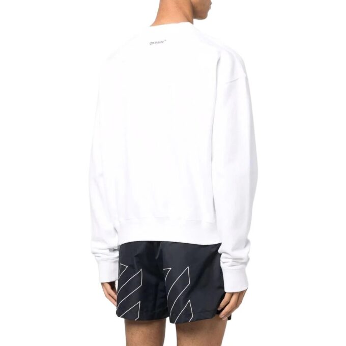 Off-White Men’ s Elizabeth Printing Long Sleeves White