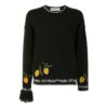 Off-White Men’ s Embroidered Round Neck Black