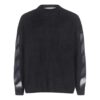 Off-White Men’ s Fleece Round Neck Knit Black