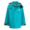 Off-White Men’ s Functional Material Detachable Windproof Jacket Loose Fit Lake Blue