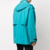Off-White Men’ s Functional Material Detachable Windproof Jacket Loose Fit Lake Blue