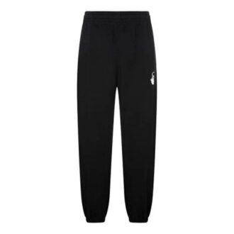 Off-White Men’ s FW21 Adornment Sports Pants/Trousers/Joggers Black