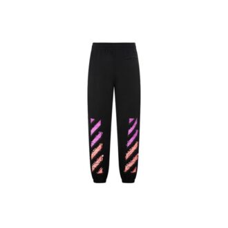 Off-White Men’ s FW21 Adornment Sports Pants/Trousers/Joggers Black