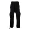 Off-White Men’ s FW21 Alphabet Logo Cargo Long Pants/Trousers Loose Fit Black