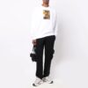 Off-White Men’ s FW21 Arrow Cargo Casual Pants/Trousers Loose Fit Black
