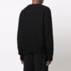 Off-White Men’ s FW21 Arrow Pattern Long Sleeves Round Neck Wool Sweater Black