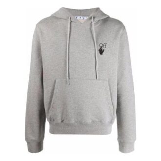 Off-White Men’ s FW21 Arrow Printing Logo Drawstring Loose Fit Gray Off-White Men’ s FW21 Arrow Printing Logo Drawstring Loose Fit Gray
