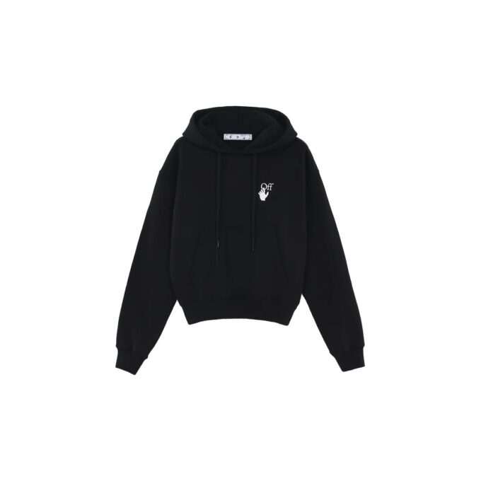 Off-White Men’ s FW21 Arrow Printing Pattern Loose Fit Black
