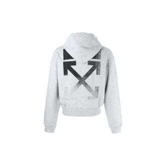 Off-White Men’ s FW21 Arrow Printing Pullover Gray