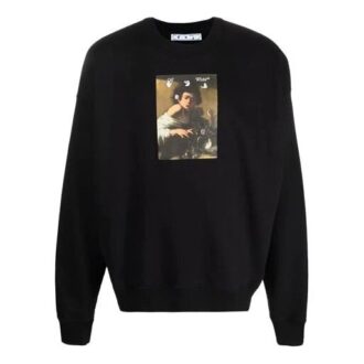 Off-White Men’ s FW21 Caravaggio Printing Loose Fit Black Off-White Men’ s FW21 Caravaggio Printing Loose Fit Black