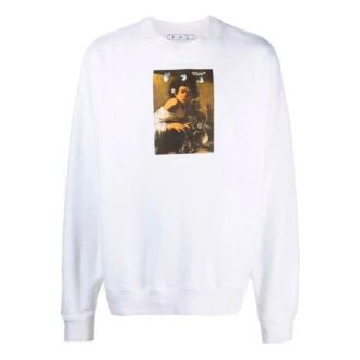 Off-White Men’ s FW21 Caravaggio Printing Loose Fit White Off-White Men’ s FW21 Caravaggio Printing Loose Fit White