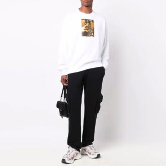 Off-White Men’ s FW21 Caravaggio Printing Loose Fit White Off-White Men’ s FW21 Caravaggio Printing Loose Fit White