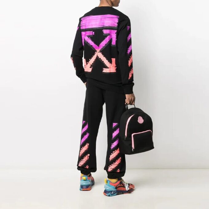 Off-White Men’ s FW21 Adornment Sports Pants/Trousers/Joggers Black