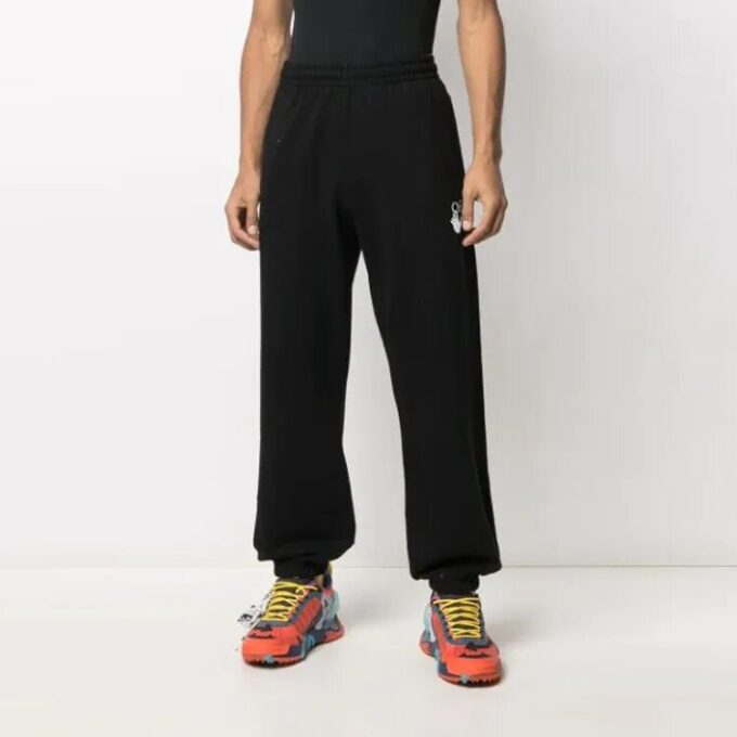 Off-White Men’ s FW21 Adornment Sports Pants/Trousers/Joggers Black