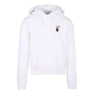 Off-White Men’ s FW21 Gradient Arrow Pattern Long Sleeves Loose Fit White
