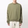 Off-White Men’ s FW21 Iconic Arrow Pattern Drawstring Loose Fit Green