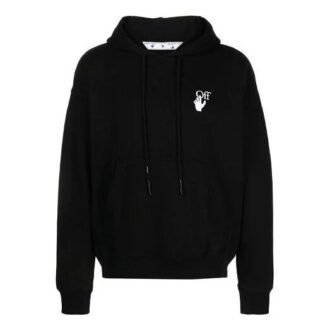 Off-White Men’ s FW21 Logo Pattern Loose Black