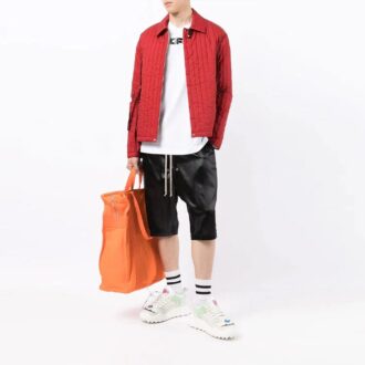 Off-White Men’ s FW21 Logo Printing Long Sleeves Loose Fit White