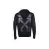 Off-White Men’ s FW21 Logo Printing Zipper Slim Fit Version Black