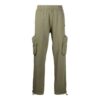 Off-White Men’ s FW21 Solid Color Cargo Pocket Sports Pants/Trousers/Joggers Loose Fit Brown
