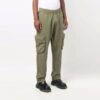 Off-White Men’ s FW21 Solid Color Cargo Pocket Sports Pants/Trousers/Joggers Loose Fit Brown