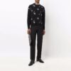 Off-White Men’ s FW21 Solid Color Casual Long Pants/Trousers Black