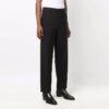 Off-White Men’ s FW21 Solid Color Casual Long Pants/Trousers Black