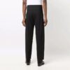 Off-White Men’ s FW21 Solid Color Casual Long Pants/Trousers Black