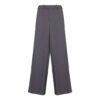 Off-White Men’ s FW21 Solid Color Straight Suit Casual Long Pants/Trousers Loose Fit Gray