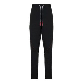 Off-White Men’ s FW21 Straight Lacing Sports Pants/Trousers/Joggers Slim Fit Black