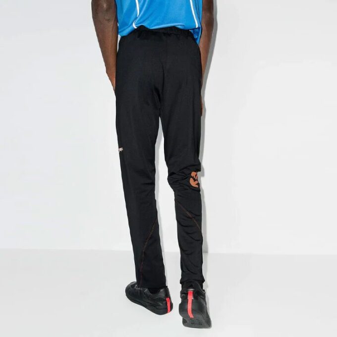 Off-White Men’ s FW21 Straight Lacing Sports Pants/Trousers/Joggers Slim Fit Black
