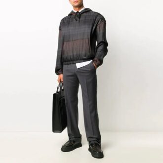Off-White Men’ s FW21 Suit Casual Long Pants/Trousers Gray